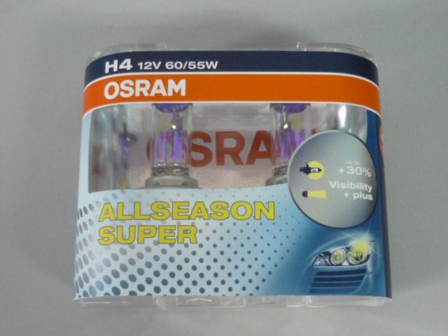 OSRAM H4 ALLSEASON+/3000K ZUTA(30% JACA)